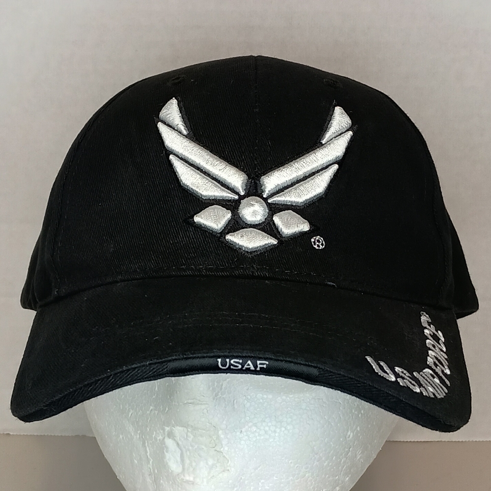 USAF Cap Hat United States Air Force Men's Dad Unisex Hook And Loop Adjust OSFA